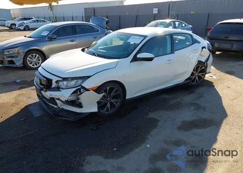 2018 Honda Civic Sport z USA, uszkodzony, nr VIN SHHFK7H4XJU406390